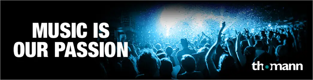 Banner promocional Thomann Music is Passion 2025