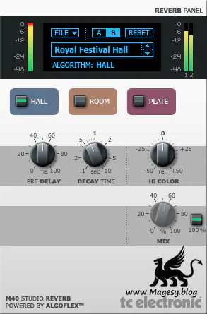 Tc Electronic M40 Studio Reverb V1.0.5 Win Union Magesy