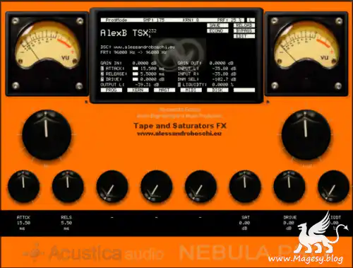 AlexB Tape and Saturators FX MWT for Nebula 3-MaGeSY