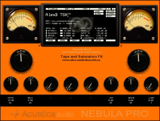 Tape And Saturators FX DTE For Nebula 3
