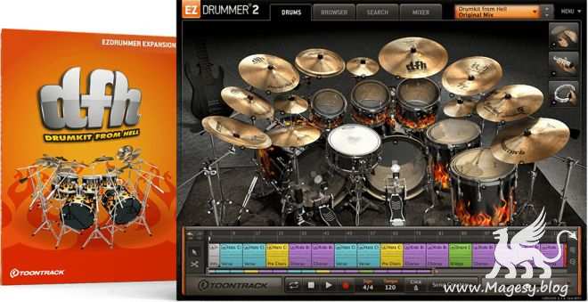 Drumkit From Hell v1.5.4 EZX WiN MAC FULL