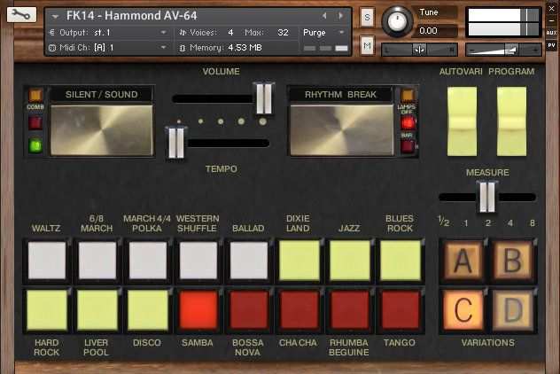 FK14 Hammond AutoVari 64 V.4.2 KONTAKT-MAGNETRiXX