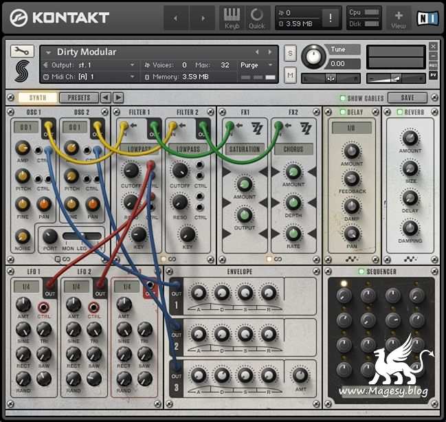 Dirty Modular KONTAKT-SYNTHiC4TE