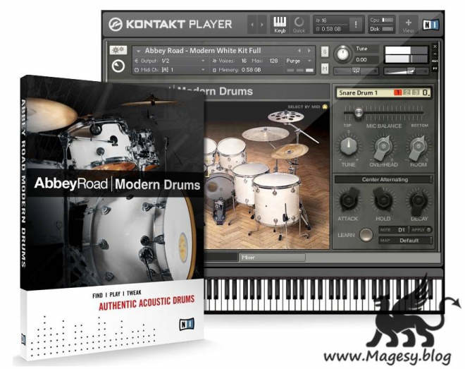 Abbey Road Modern Drums KONTAKT DVDR-DYNAMiCS