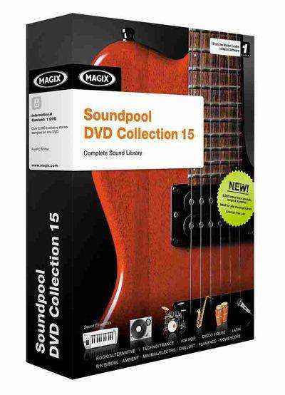 MAGiX Soundpool DVD Collection 15 WAV SCD DVD9-BNT