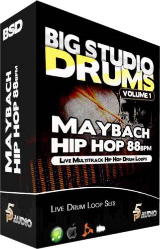 P5 Audio Big Studio Drums Maybach Hip Hop 88 Bpm MULTiFORMAT