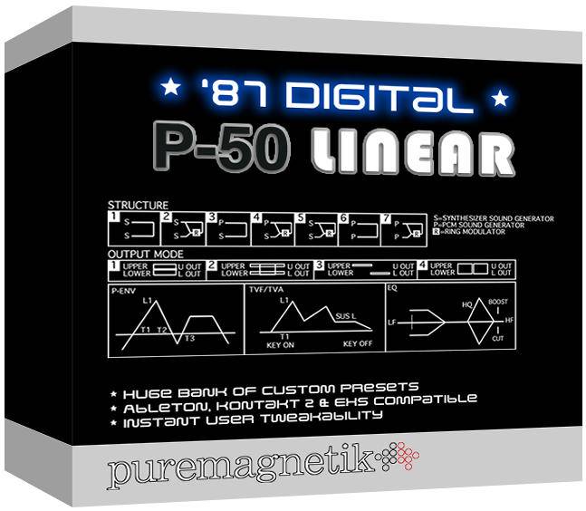 Puremagnetik P-50 Linear Ableton Live KONTAKT-NoGRP