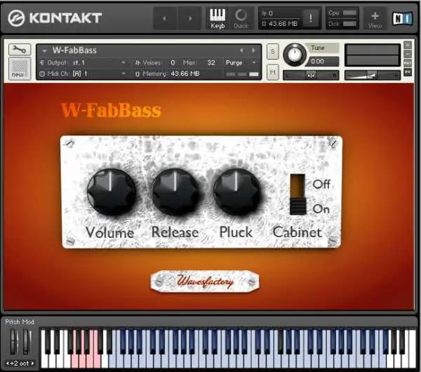 W-FabBass KONTAKT SCD-SONiTUS-MaGeSY