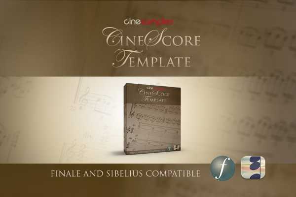 CineScore Template For Sibelius and Finale