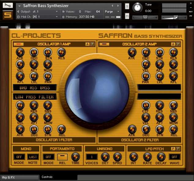 Saffron Bass Synth v1.5 NKi NKM KONTAKT