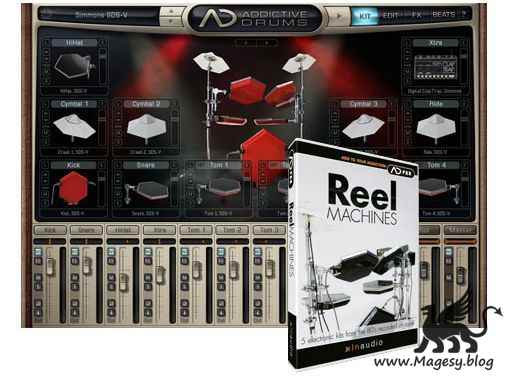 XLN Audio Addictive Drums ADpak Reel Machines Addon-AiR-MaGeSY