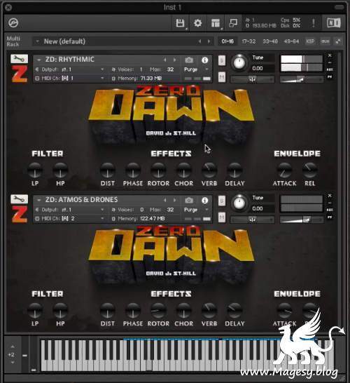 Zero Dawn Cinematic Loops KONTAKT AiFF GUI