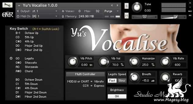 Yu Vocalise v1.0.1 KONTAKT-0TH3Rside