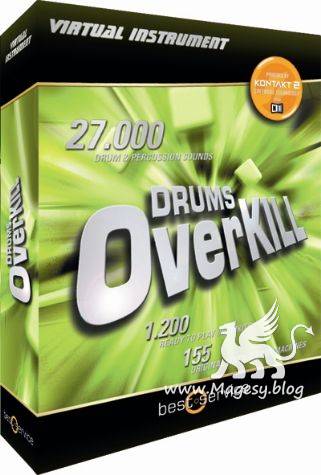 Drums Overkill VSTi DXi RTAS AU HYBRiD DVDR-DYNAMiCS