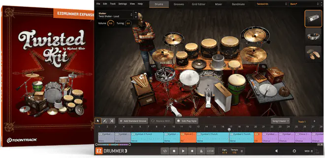 EZdrummer EZX Twisted Kit v1.5.2 Full and UPDATE HYBRiD-MaGeSY