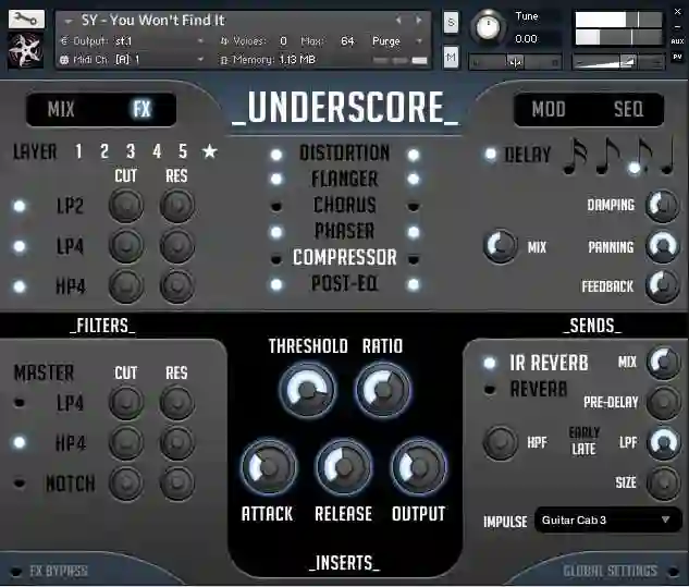 Underscore V1.5 Kontakt Magesy