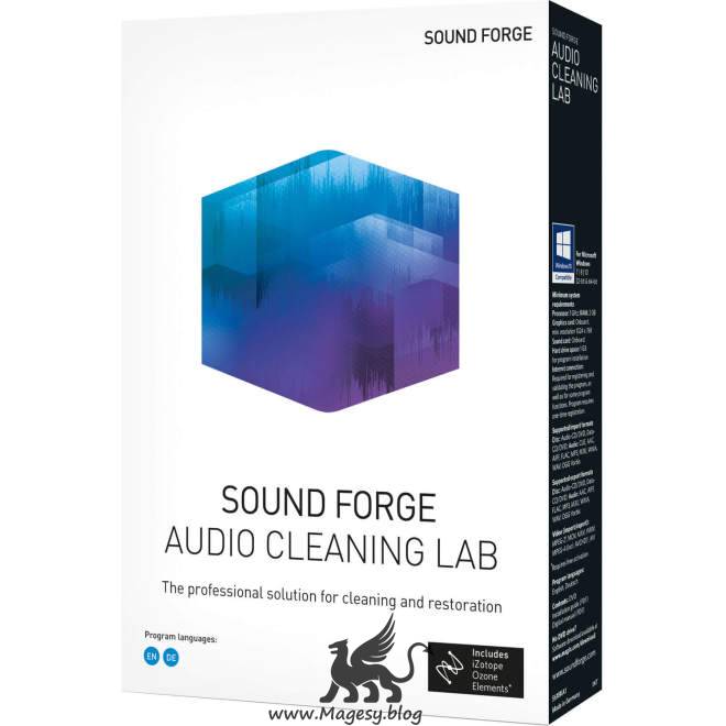 SOUND FORGE Audio Cleaning Lab WiN
