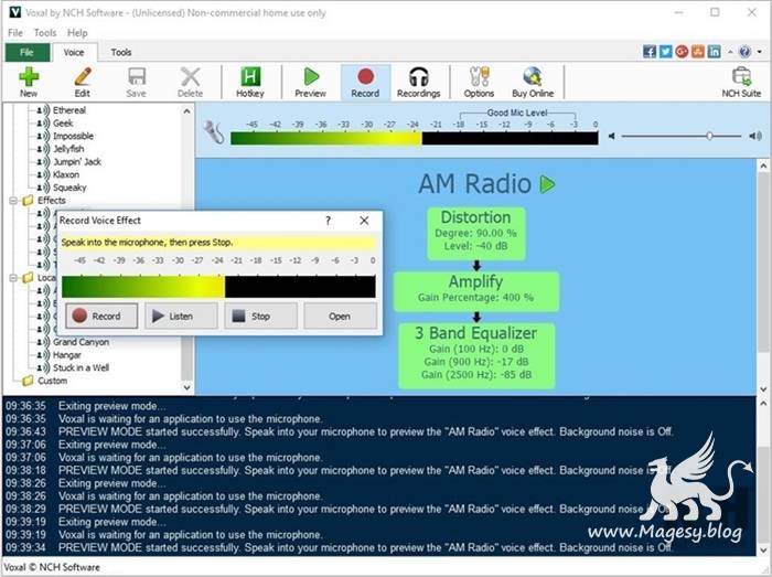 Voxal Voice Changer Plus WiN MAC-BTCR