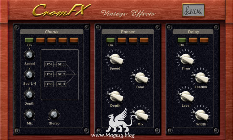 WOK CromFX v1.0 Vintage Effects VST x86 WiN-ST3RE0