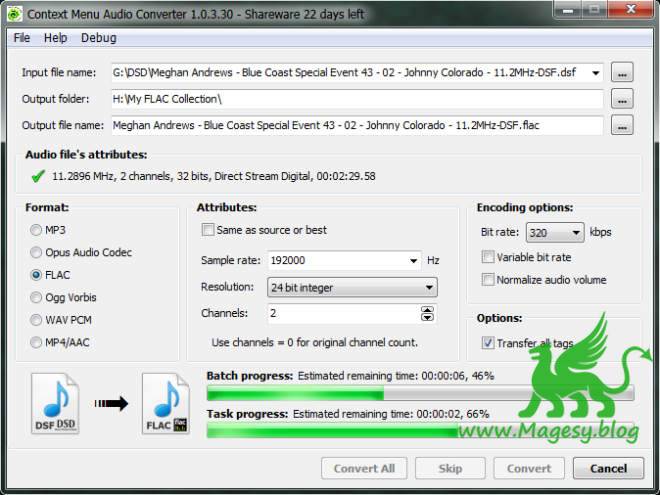 Context Menu Audio Converter v1.0.40.84 WiN