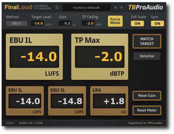 FinalLoud 2 v2.0.3 AAX AU VST VST3 RTAS x86 x64 WiN MAC-R2R