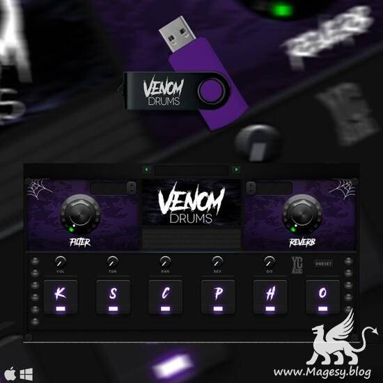 Venom Drums AU VSTi x86 WiN MAC