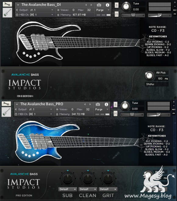 The Avalanche Bass KONTAKT