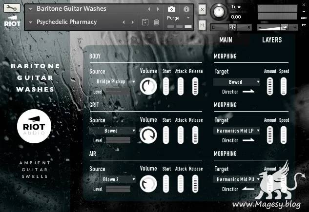 Baritone Guitar Washes KONTAKT