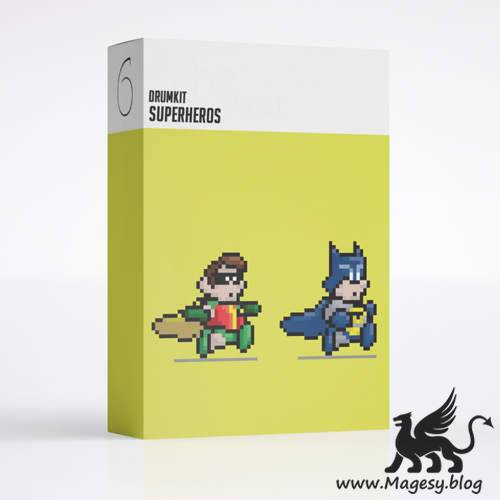 Superheros Drum Kit WAV