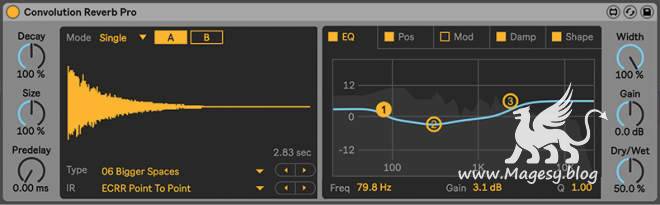 Ableton Convolution Reverb IRs