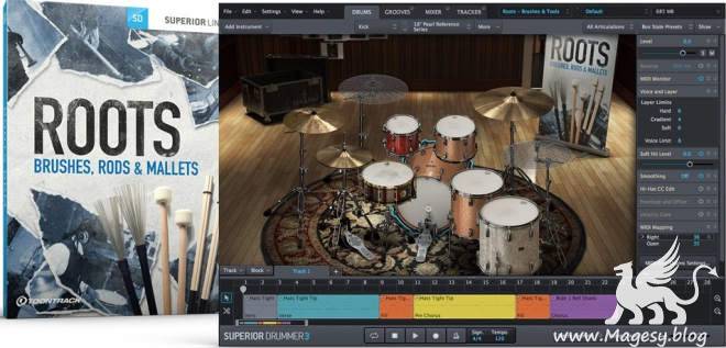 Roots SDX v02 v1.5.0 Brushes Rods And Mallets EXPANSiON