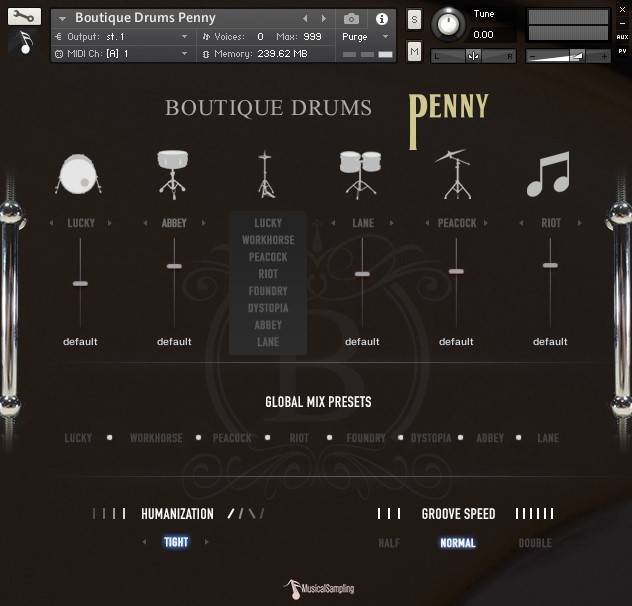 Penny DRUMS KONTAKT HAPPY NEW YEAR