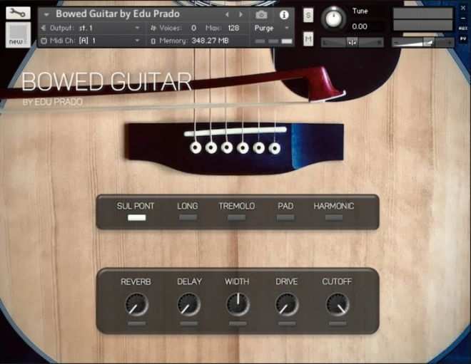 Bowed Guitar KONTAKT-DECiBEL