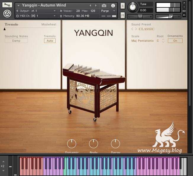 Native shop instruments yangqin