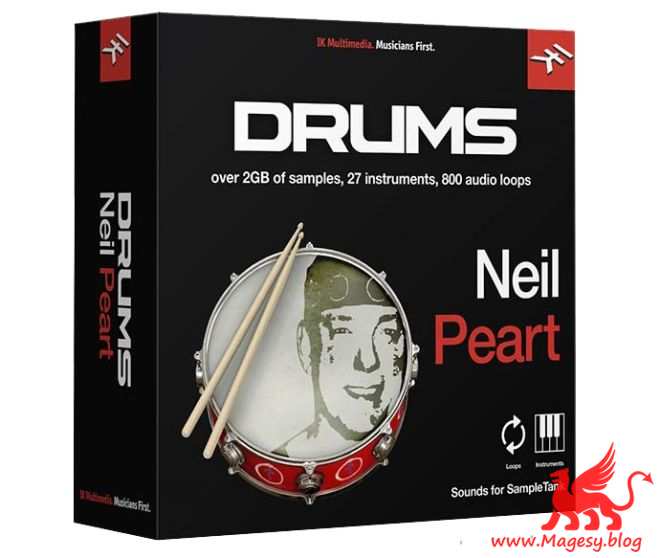 Neil Peart Drums For SAMPLETANK