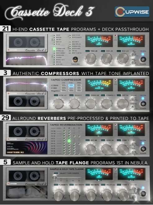 Cassette Deck 3 Multi Effects Pack For NEBULA