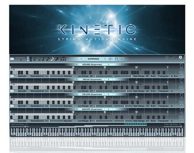 Kinetic String Motion Engine KONTAKT