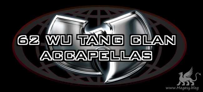 62 Wu Tang Clan Acapellas MP3