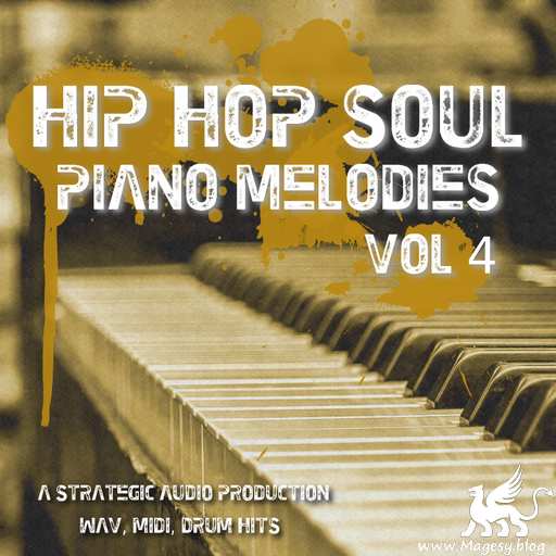 Hip Hop Soul Piano Melodies Vol.4 WAV MiDi-DECiBEL