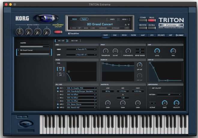 KORG TRiTON Extreme v1.1.1 And TRiTON v1.4.1 WiN-TCD