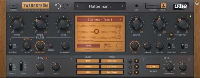 U-He Twangström: Spring Reverberator WiN MAC LiNUX-R2R