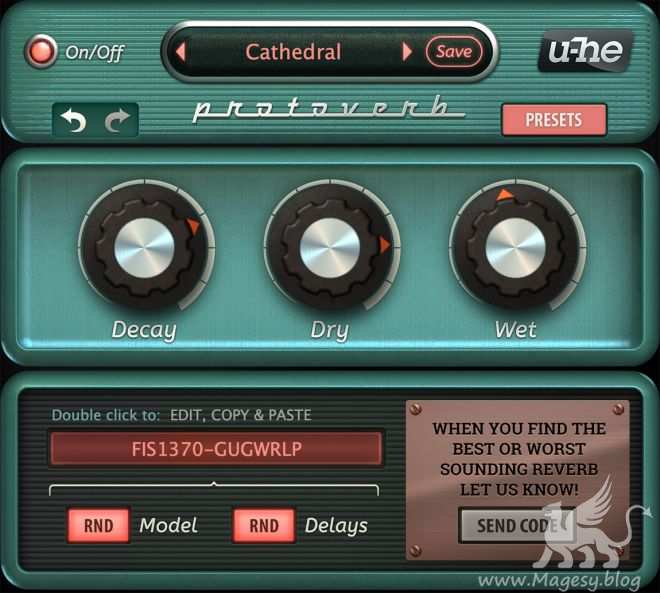 U-he Protoverb v1.0.1 VST VST3 AU AAX x64 x86 WiN MAC LiNUX [FREE]