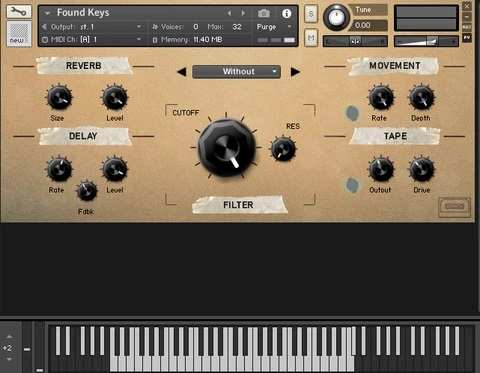 Found Keys Vol.1 KONTAKT NEAT PLAYER