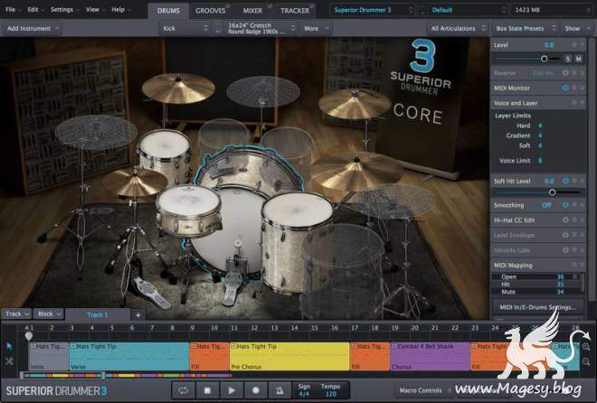 Superior Drummer v3.2.8 macOS