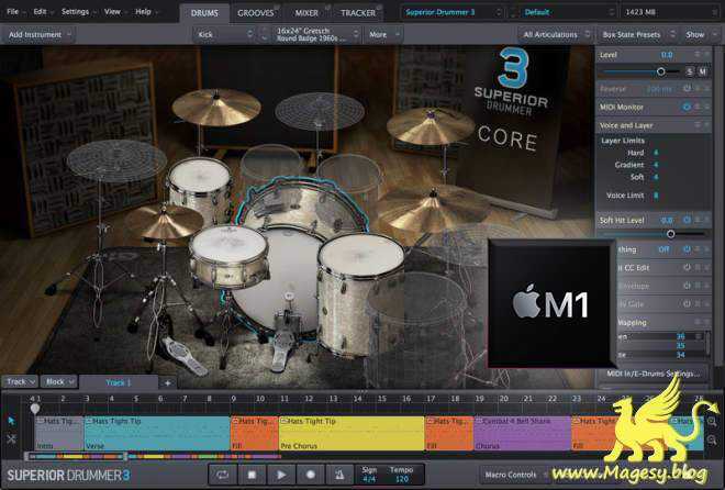 Superior Drummer v3.2.7 macOS M1