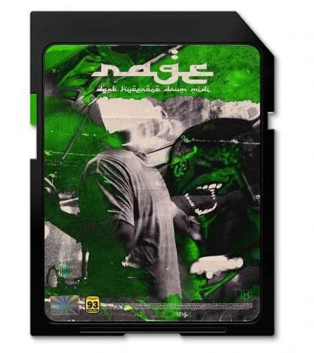 RAGE: Dark Hyperpop Drum MiDi KiT-FANTASTiC