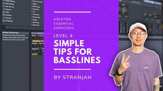 Ableton Essential Exercises Level 4: Simple Tips for Basslines TUTORiAL