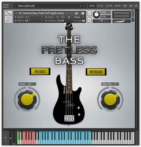 The Fretless Bass v2.0 KONTAKT