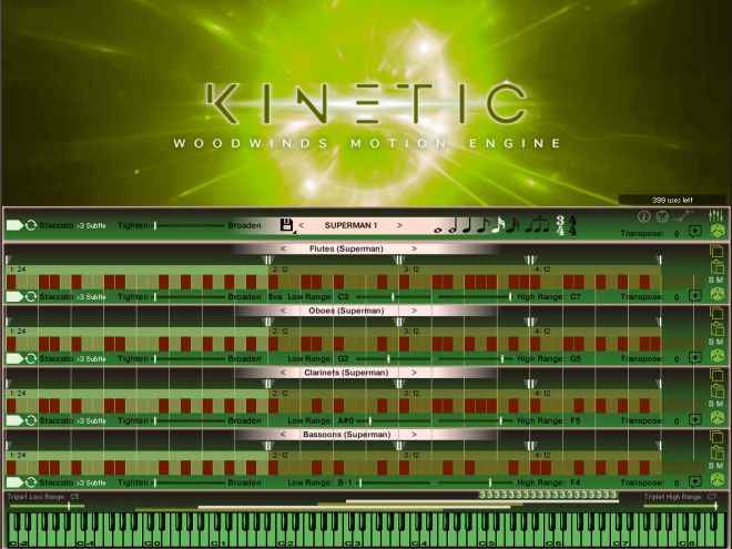 Kinetic Woodwinds Motion Engine KONTAKT