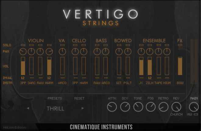 Vertigo Strings Content for HALion-MaGeSY
